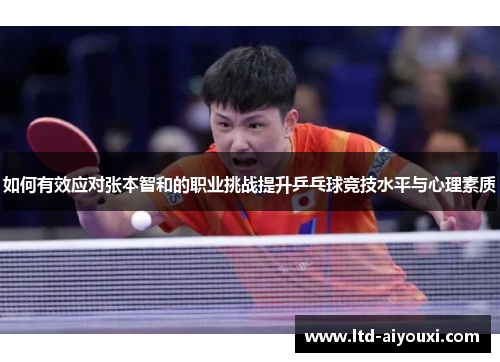 如何有效应对张本智和的职业挑战提升乒乓球竞技水平与心理素质